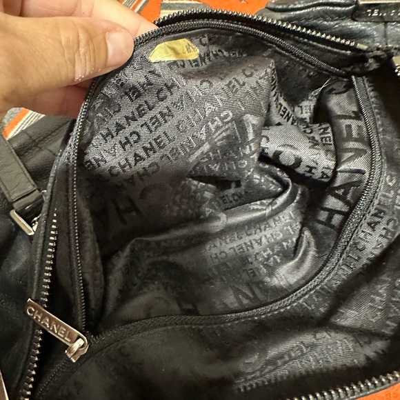 CHANEL Black Satchel with Silver Accents - Picture 12 of 12
